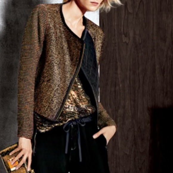 Kenneth Cole New York Black and Gold Blazer - Picture 13 of 13